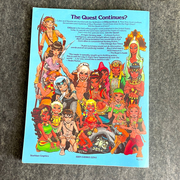 ElfQuest Book 3 back cover