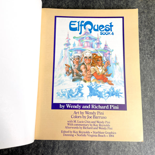 ElfQuest Book 4 - Wendy & Richard Pini - 1984 soft cover