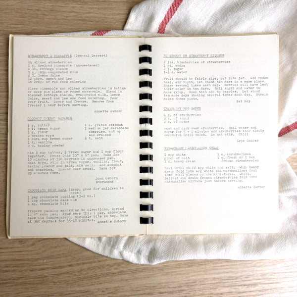 Vintage Essex MA community cookbook – Essex Families Favorite Recipes - St. John the Baptist Church - NextStage Vintage