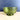 1975 FTD olive green oval footed vase – textured glass oak leaf design