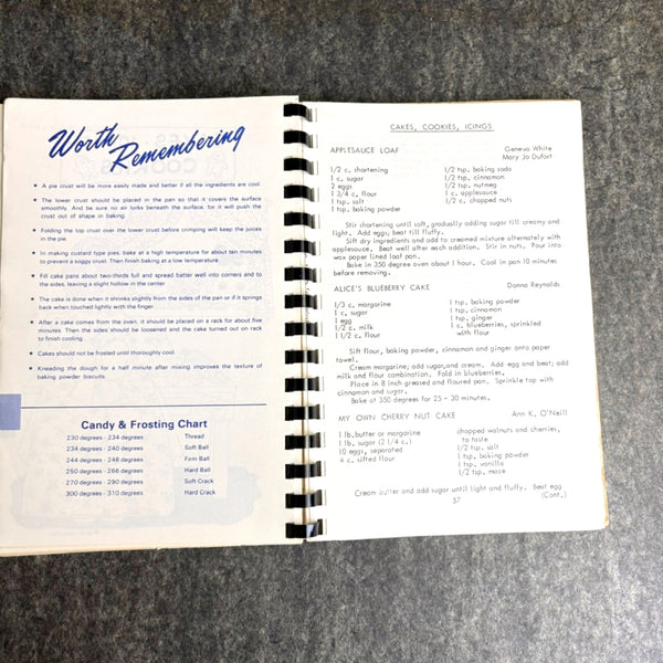 Favorite Recipes - Congregational Church of Thompson, CT cookbook - NextStage Vintage