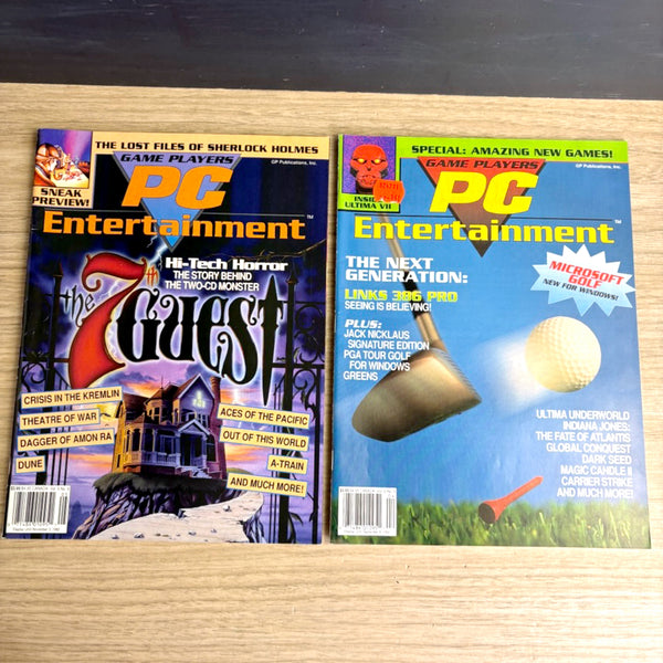 Game Players PC Entertainment magazine lot - 13 issues - 1992-1994 - NextStage Vintage