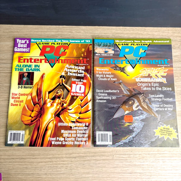 Game Players PC Entertainment magazine lot - 13 issues - 1992-1994 - NextStage Vintage