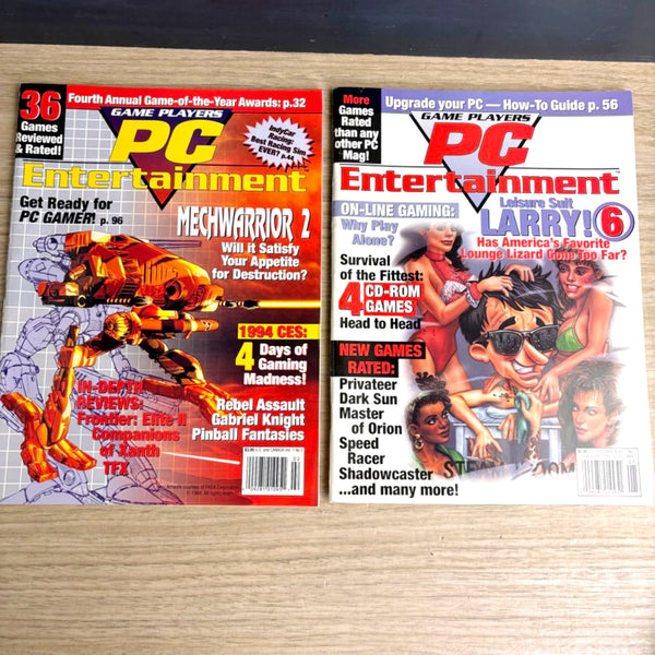 Game Players PC Entertainment magazine lot - 13 issues - 1992-1994 - NextStage Vintage