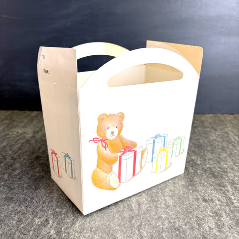 Vintage 1991 folding General Mills gift box, unused - vintage gift box