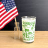 Georgia souvenir printed glass - 1960s vintage - Federal Glass - NextStage Vintage