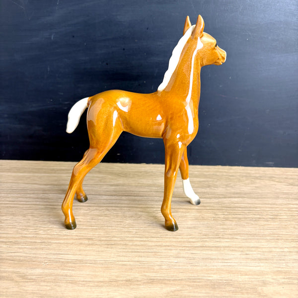 Goebel porcelain palomino foal figurine