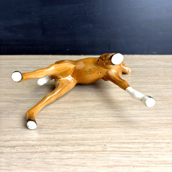 Goebel porcelain palomino foal figurine