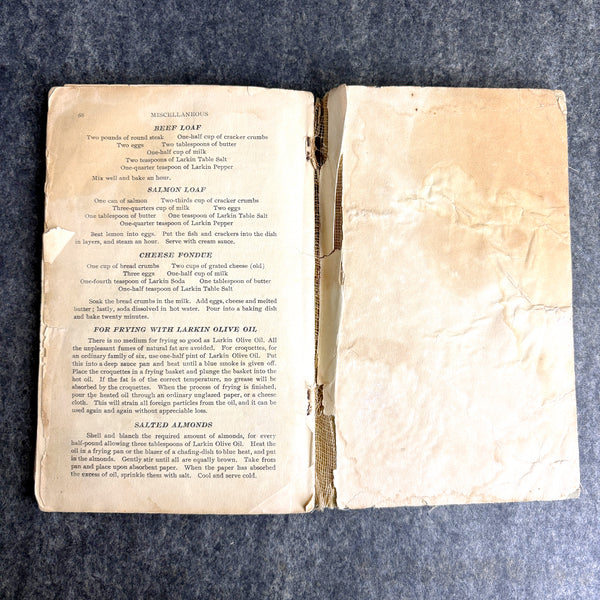 Good Things to Eat and How to Prepare Them (1906, 2nd Ed.) — Larkin Co. Vintage Cookbook - NextStage Vintage