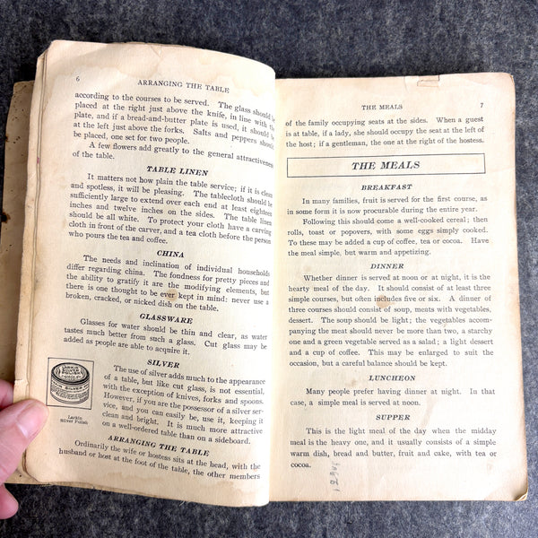 Good Things to Eat and How to Prepare Them (1906, 2nd Ed.) — Larkin Co. Vintage Cookbook - NextStage Vintage