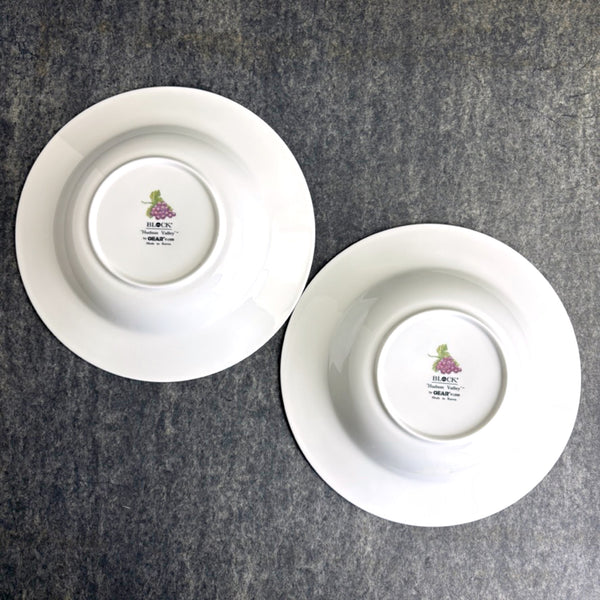 Hudson Valley by Block 8 3/4" rim soup bowl - set of 2 - discontinued pattern