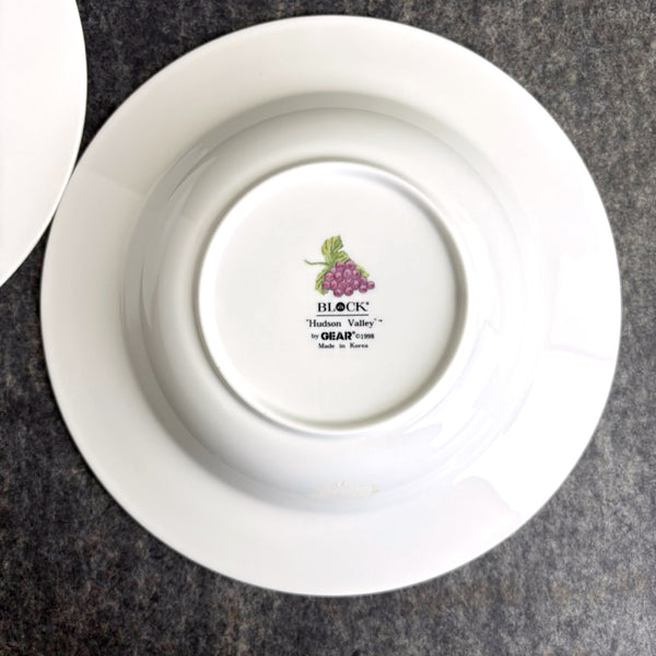 Hudson Valley by Block 8 3/4" rim soup bowl - set of 2 - discontinued pattern