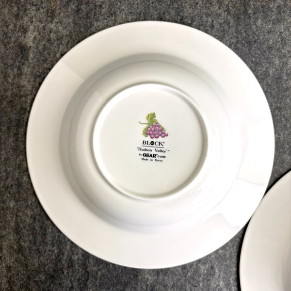 Hudson Valley by Block 8 3/4" rim soup bowl - set of 2 - discontinued pattern