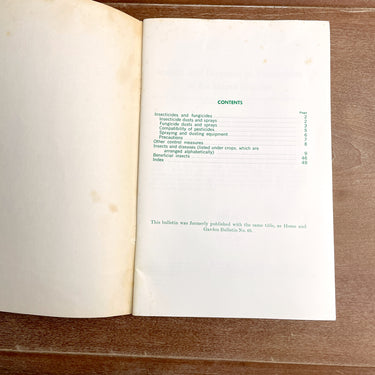Insects and Diseases of Vegetables in the Home Garden - USDA Bulletin No. 380 - 1975 vintage - NextStage Vintage