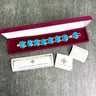 Camrose & Kross Jacqueline Kennedy faux turquoise and silvertone bracelet - NextStage Vintage