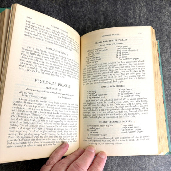 Meta Given's Modern Encyclopedia of Cooking 2 volume set - 1955