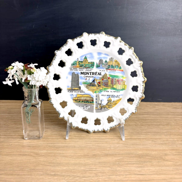 Montréal Canada vintage souvenir plate - 1960s vintage - NextStage Vintage