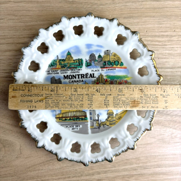 Montréal Canada vintage souvenir plate - 1960s vintage - NextStage Vintage