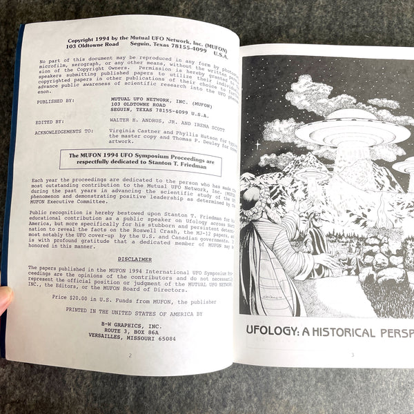 MUFON: 1994 International UFO Symposium Proceedings - Walter Andrus, Jr. and Irena Scott