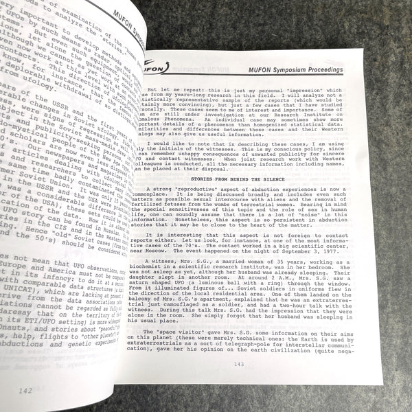 MUFON: 1994 International UFO Symposium Proceedings - Walter Andrus, Jr. and Irena Scott