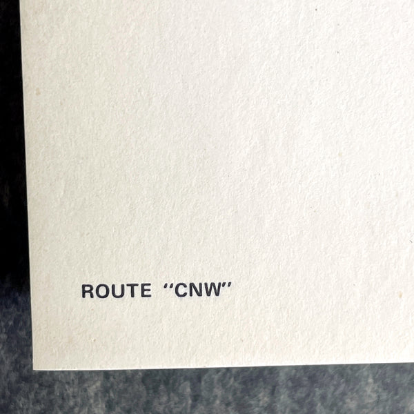 Chicago and North Western Transportation Co. railway memo pads - set of 6 - 1970s vintage