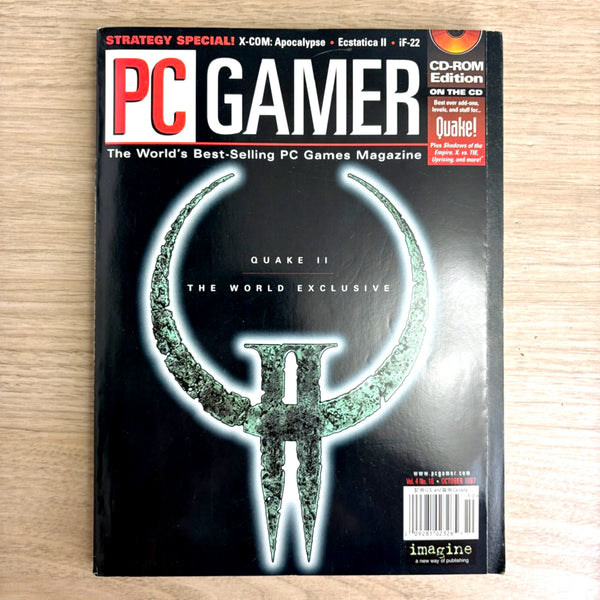 PC Gamer magazine lot – 2 Issues from 1997 - No CDs - Duke Nukem, Quake II