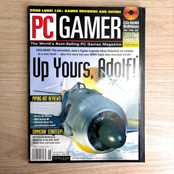 PC Gamer magazine lot – 10 Issues from 1998 (Vol. 5) - No CDs - Star Wars