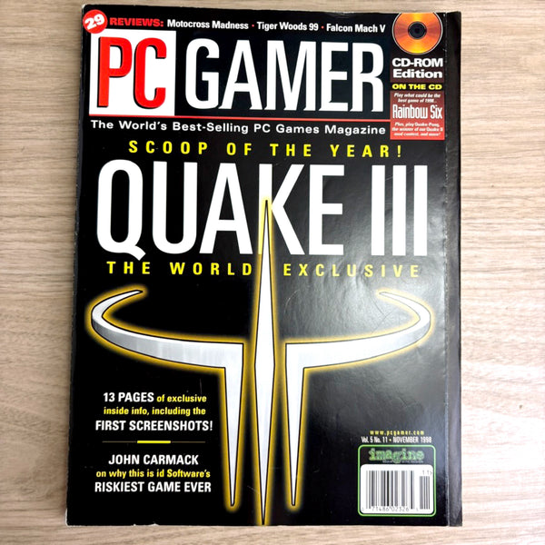 PC Gamer magazine lot – 10 Issues from 1998 (Vol. 5) - No CDs - Star Wars