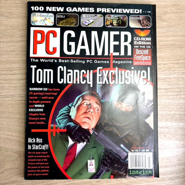 PC Gamer magazine lot – 10 Issues from 1998 (Vol. 5) - No CDs - Star Wars