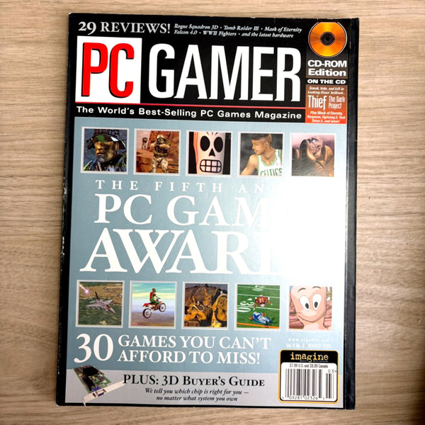 PC Gamer magazine lot – 10 Issues from 1999 - No CDs