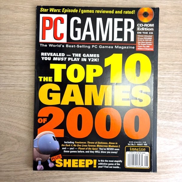 PC Gamer magazine lot – 10 Issues from 1999 - No CDs
