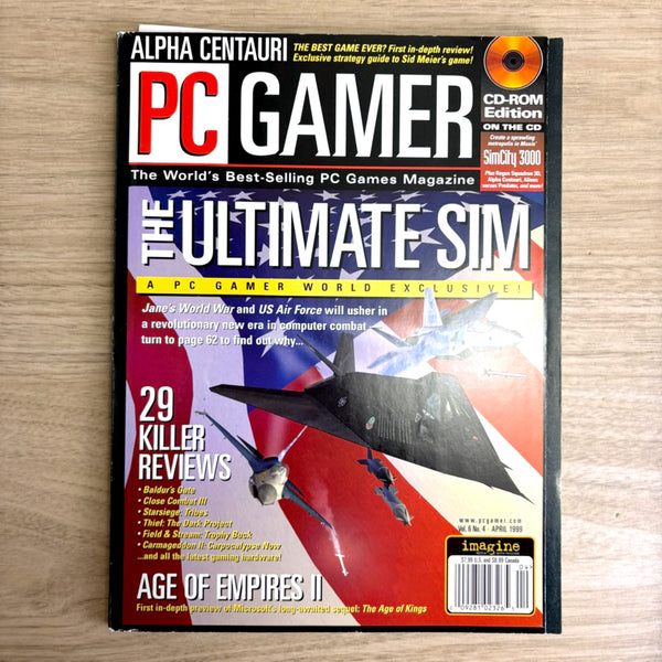 PC Gamer magazine lot – 10 Issues from 1999 - No CDs