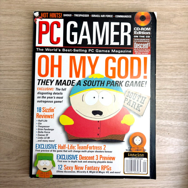 PC Gamer magazine lot – 10 Issues from 1999 - No CDs