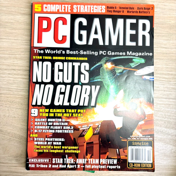PC Gamer magazine lot – 10 Issues from 2000 - No CDs