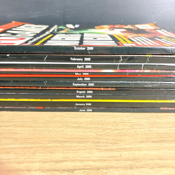 PC Gamer magazine lot – 10 Issues from 2000 - No CDs