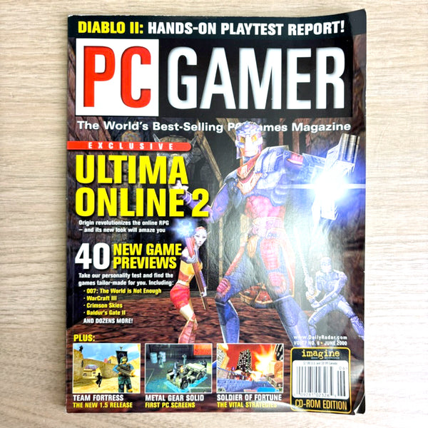 PC Gamer magazine lot – 10 Issues from 2000 - No CDs