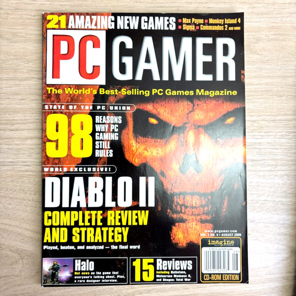PC Gamer magazine lot – 10 Issues from 2000 - No CDs