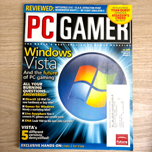 PC Gamer magazine lot – 13 Issues complete 2006 - No CDs - NextStage Vintage