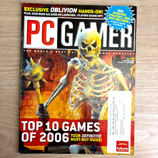 PC Gamer magazine lot – 13 Issues complete 2006 - No CDs - NextStage Vintage