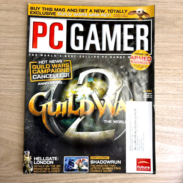 PC Gamer magazine lot – 6 issues from 2007 - No CDs - NextStage Vintage