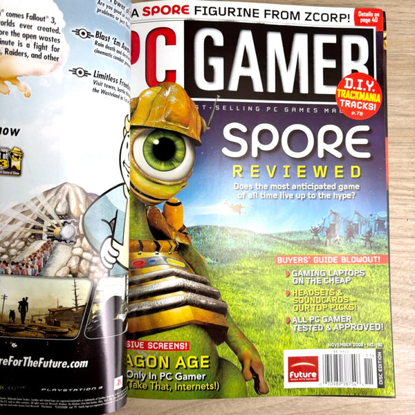 PC Gamer magazine lot – 7 Issues from 2008 - No CDs - NextStage Vintage