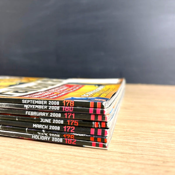 PC Gamer magazine lot – 7 Issues from 2008 - No CDs - NextStage Vintage