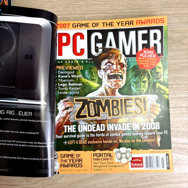 PC Gamer magazine lot – 7 Issues from 2008 - No CDs - NextStage Vintage