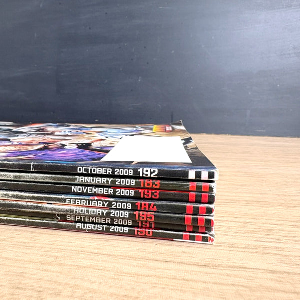 PC Gamer magazine lot – 7 Issues from 2009 - No CDs - NextStage Vintage