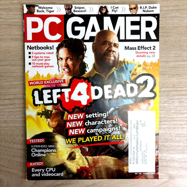 PC Gamer magazine lot – 7 Issues from 2009 - No CDs - NextStage Vintage
