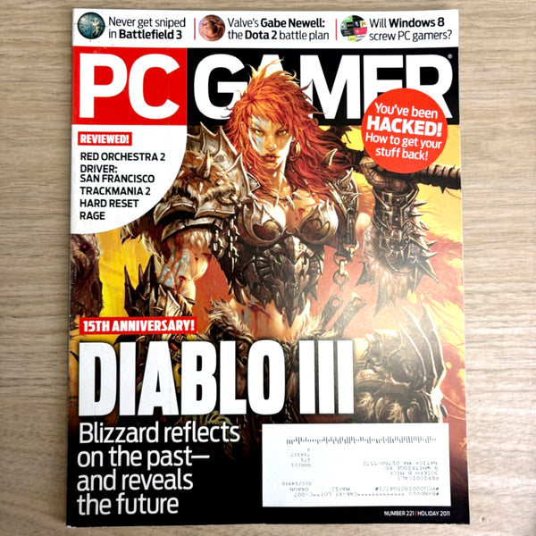 PC Gamer magazine lot – 9 Issues from 2010, 2011 - No CDs - NextStage Vintage