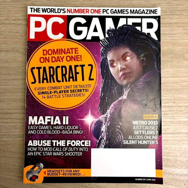 PC Gamer magazine lot – 9 Issues from 2010, 2011 - No CDs - NextStage Vintage