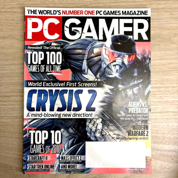 PC Gamer magazine lot – 9 Issues from 2010, 2011 - No CDs - NextStage Vintage