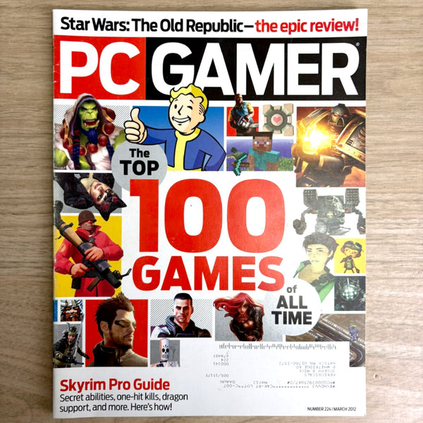 PC Gamer magazine lot – 8 Issues from 2012 - NextStage Vintage