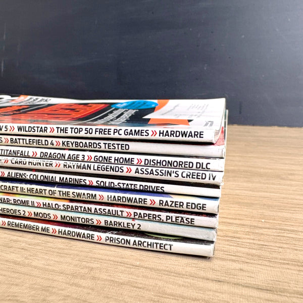 PC Gamer magazine lot – 9 Issues from 2013 - NextStage Vintage
